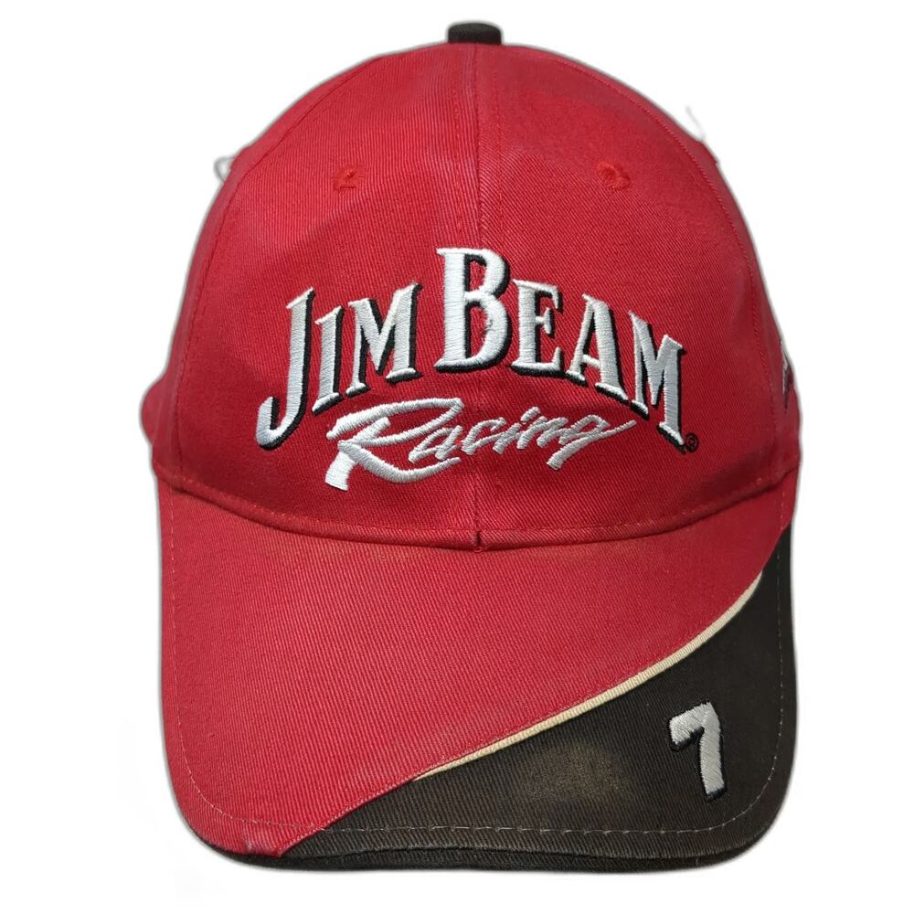 Stylemaster Jim Beam Racing Robby Gordon Red One Size Baseball Cap Strapback Hat
